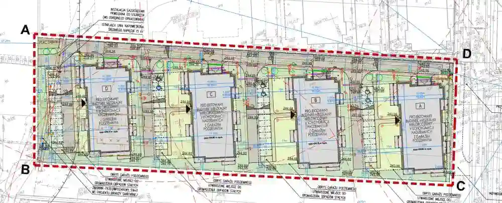 plan zagospodarowania Łokietka  II etap