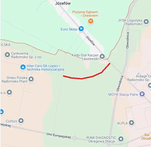mapa lokalizacji budowy
