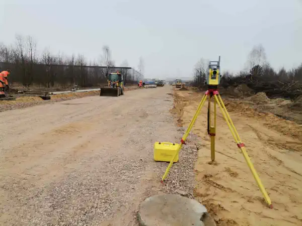 tyczenie ścieszki rowerowej