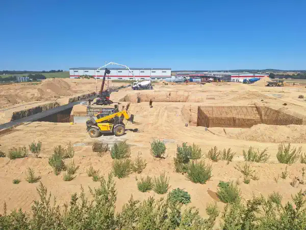 Budowa hali w Jaskółkach