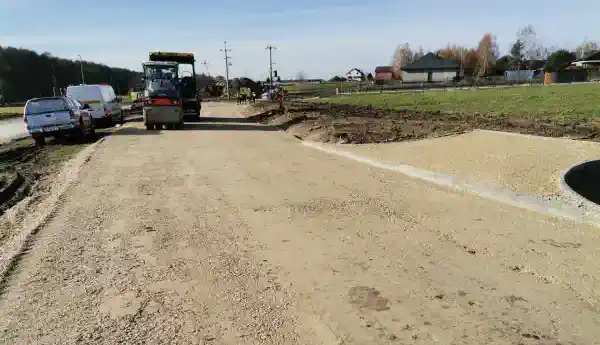 walcowanie kruszywa Cmentarna