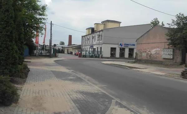 modernizacja ulicy Św. Rozalii w Radomsku