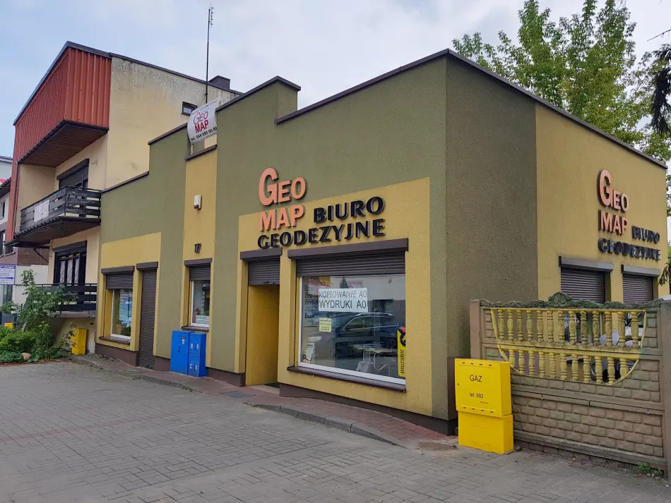 biuro geodezyjne widok biura GEOMAP